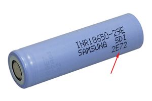 Как определить дату производства аккумуляторов 18650 Samsung фото