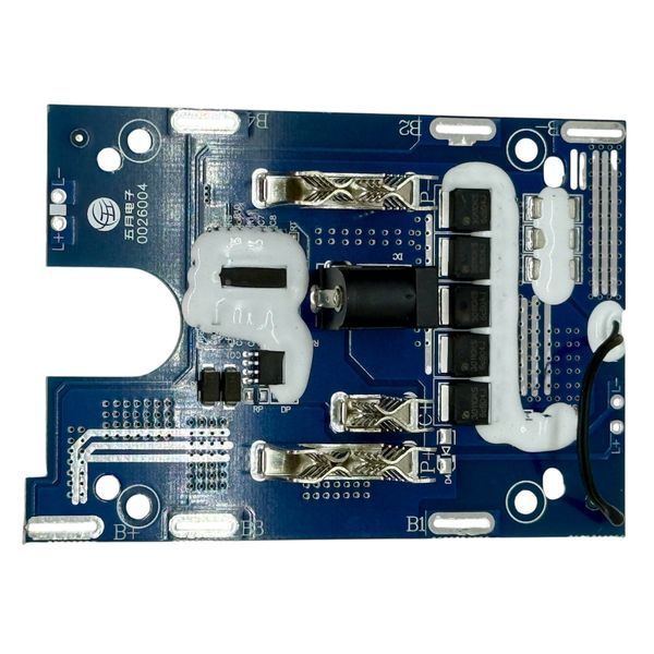Makita LXT BL1850 Battery Case 18V-21V - 5 MOSFET BMS, Balancer, Charge Indicator, 10 x 18650 (5S2P), Black