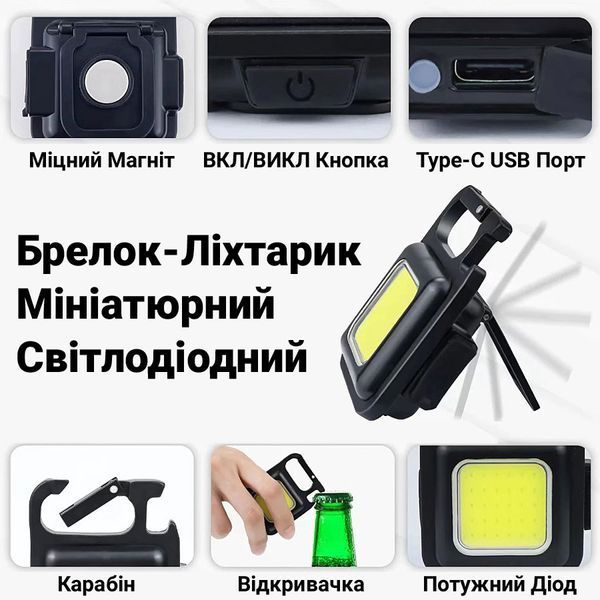 Світлодіодний мініатюрний суперпотужний ліхтар COB LED COB LED-1 фото