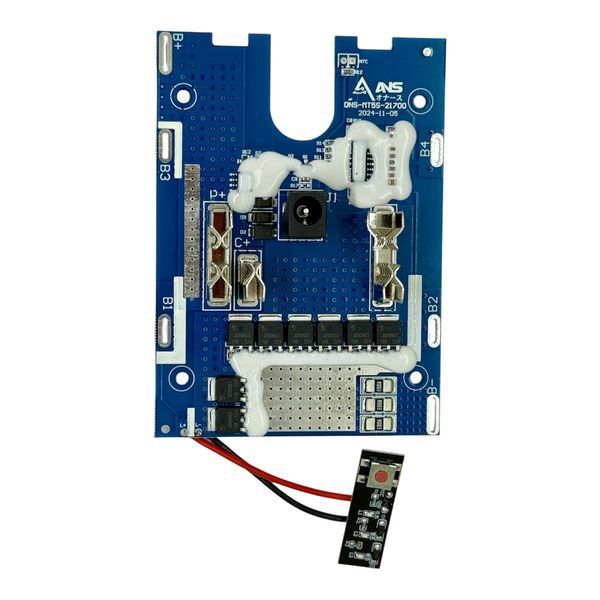 Корпус аккумулятора Makita LXT 18V-21V - BMS 8 MOSFET, балансировка, термозащита, индикатор заряда, 10 x 21700 (5S2P) FGB-CASE-MKT21-10S-21700 фото