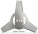 Металеве лезо для акумуляторного тримера 150 мм, 3 лопаті (1 шт.) FGBE-T21-Metal3Blade фото 2