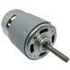 FOX EXPERT Motor for Cordless Trimmer RQ755-DC21V, 12-21 V, 300 W, 13,500 rpm, M5 Right-Hand Thread Shaft (1 pc), Gray, FOX