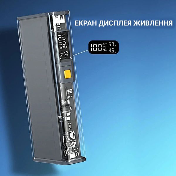Внешний аккумулятор (Power Bank) Enrone Power 22.5W 20000mAh, QC/PD 22W (Gold/Black) Gold/Black фото