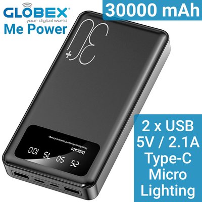 Внешний аккумулятор GLOBEX Me Power 30000 mAh GLOBEX Me Power 30000 фото